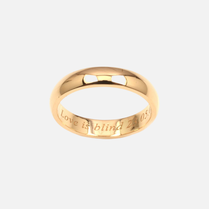 Vigselring för män 3,5 mm