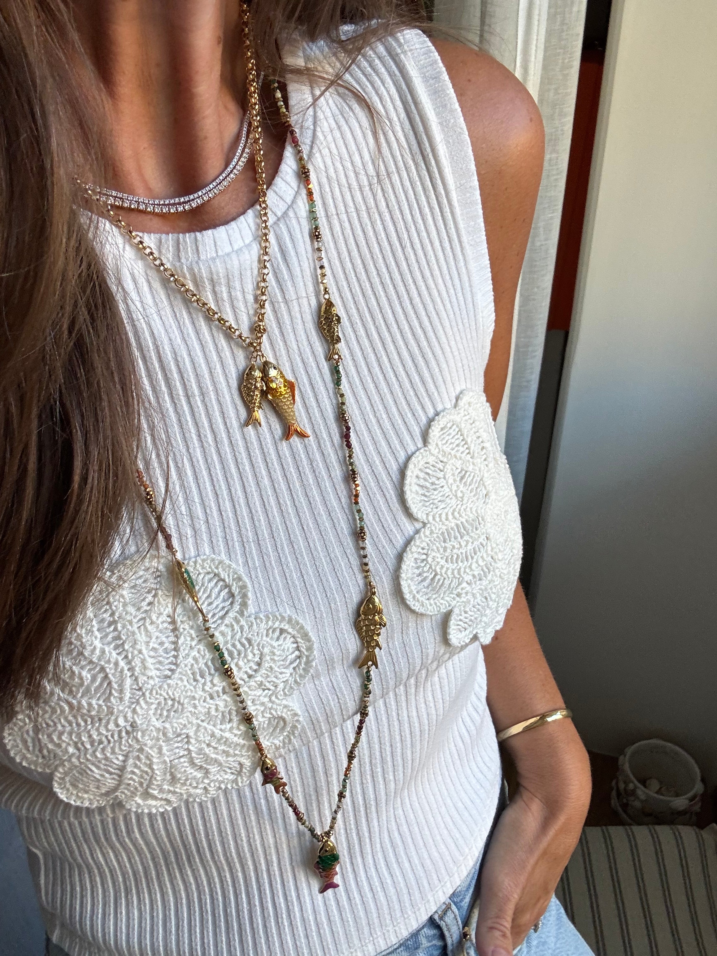 Short Fish necklace
