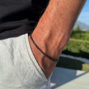 Tenn bracelet aus schwarzem Diamant