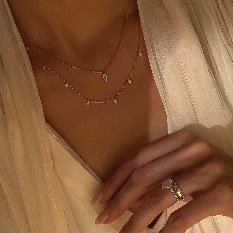 <transcy>Choker Halsband Med Diamanter</transcy>