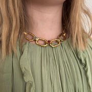 Flerfärgat kedjehalsband