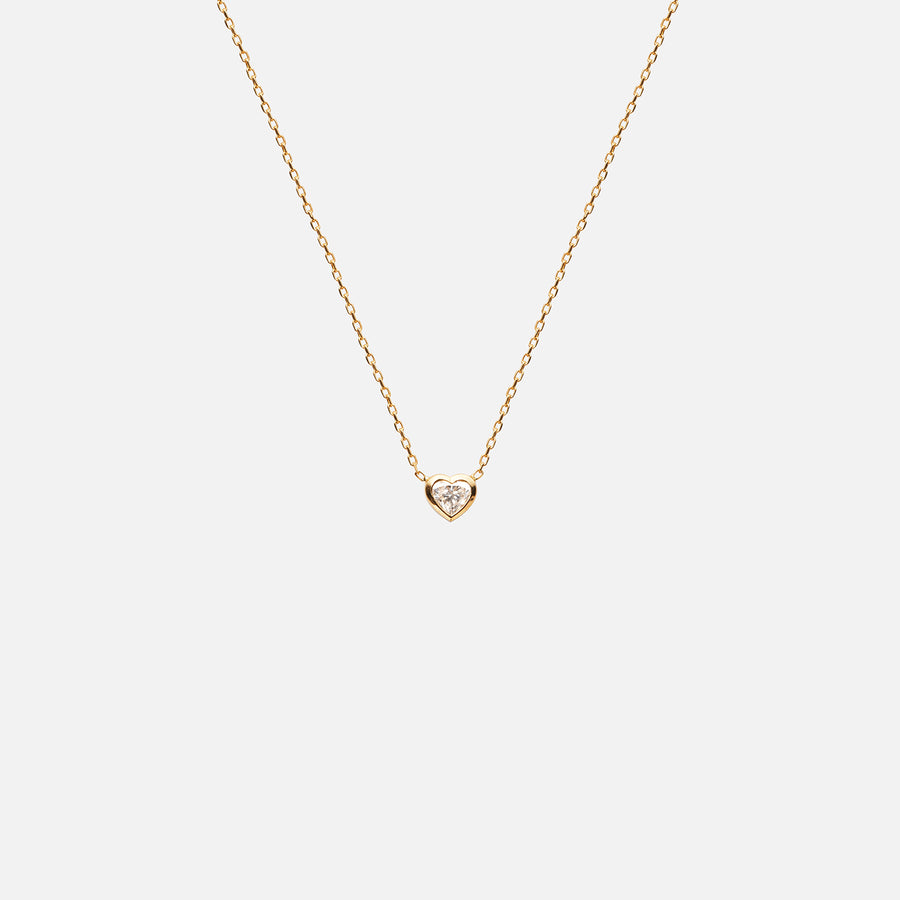 Heart Shape Diamond Necklace