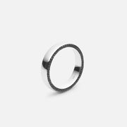 Men's Black Diamond Wedding Ring