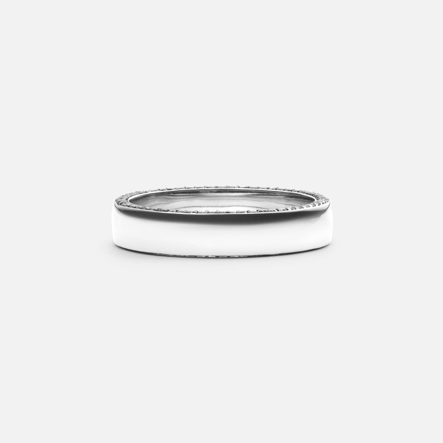 Men's Black Diamond Wedding Ring
