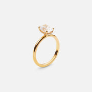 0,9ct Oval Diamond Ring