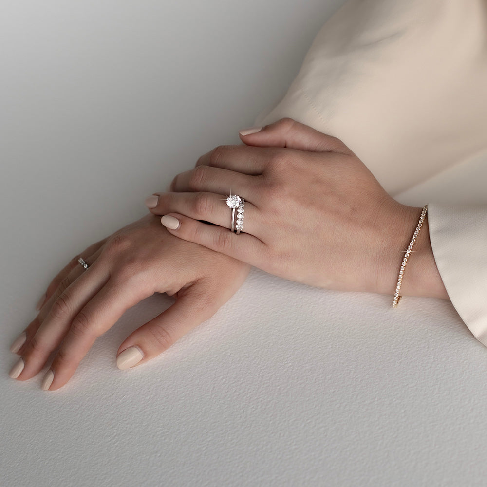 Oval Diamond Eternity Ring