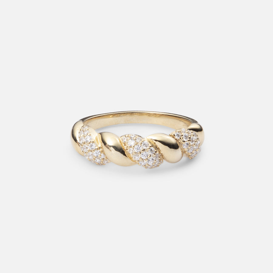 Twist Diamond Ring