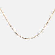 <transcy>Choker Tennis Diamanthalsband</transcy>