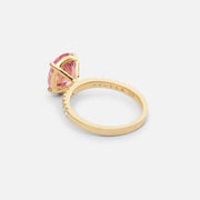 <transcy>Blå Topas Halo Diamantring</transcy>