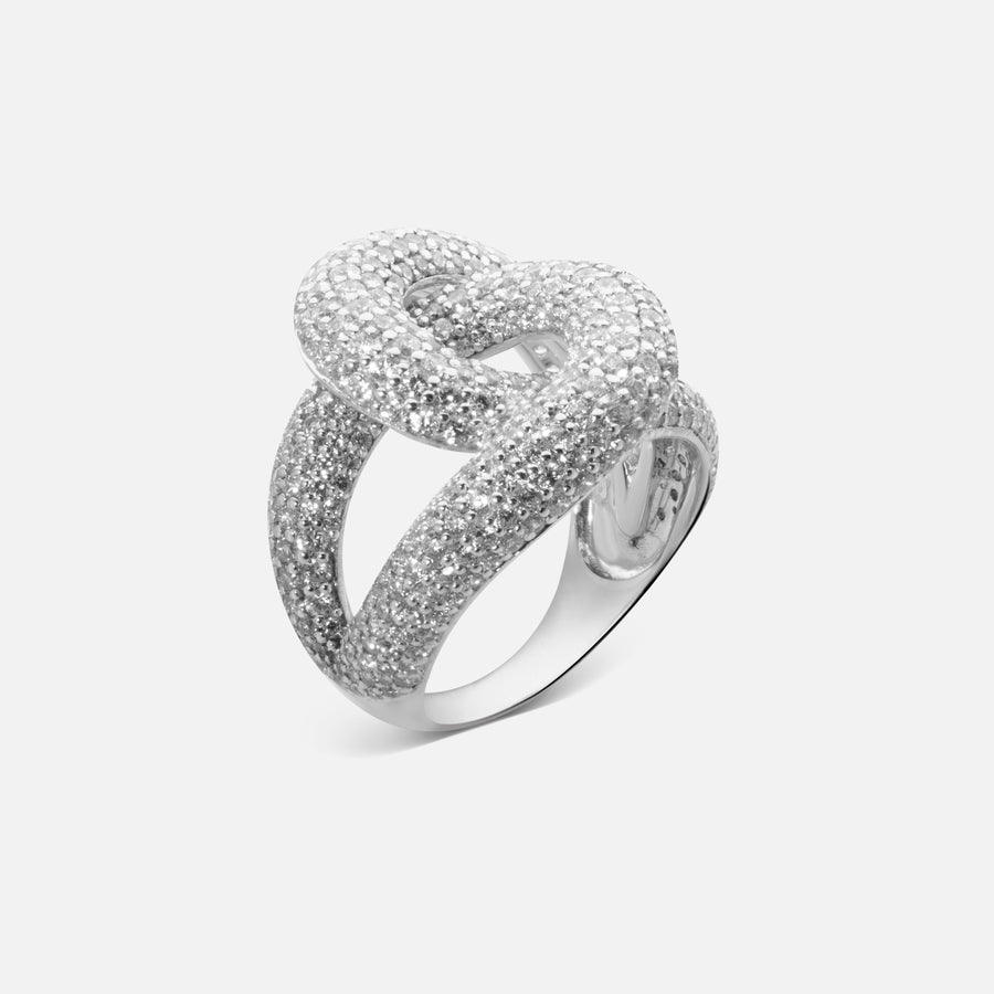 Diamond Knot Ring