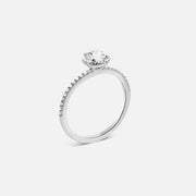 0,5ct Halo Diamantring