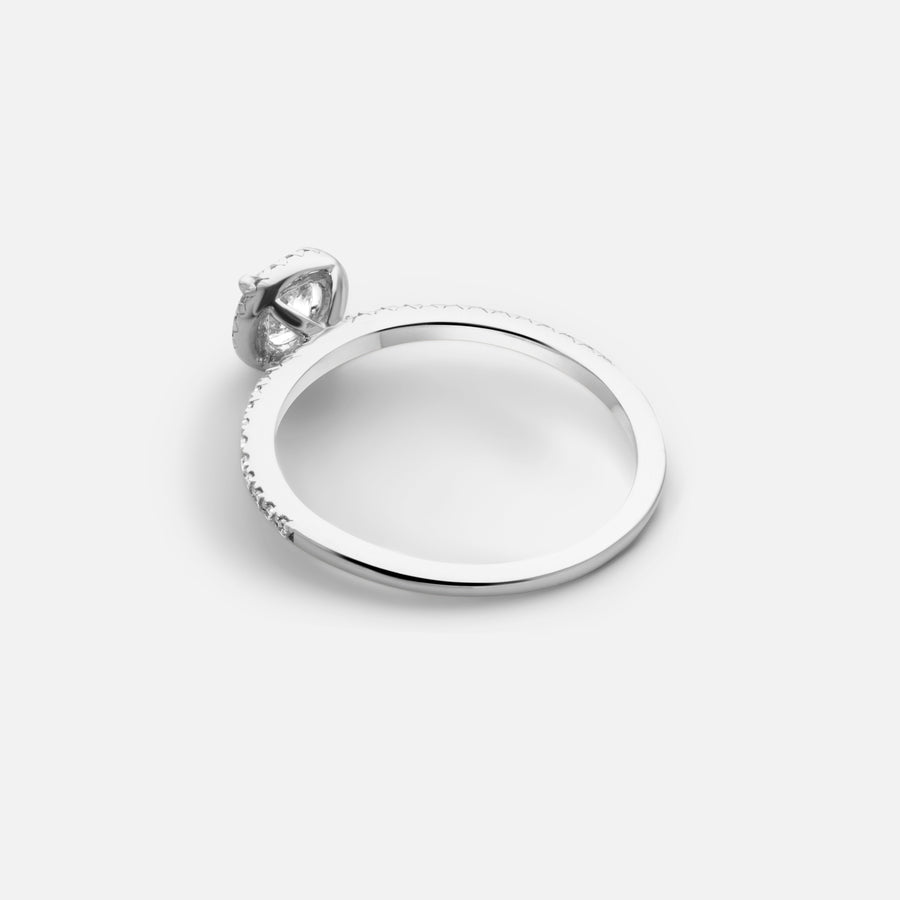0,5ct Halo Diamantring