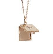 <transcy>Medaljonghalsband Med Diamantbokstav</transcy>