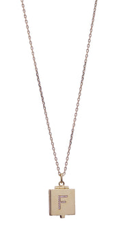 <transcy>Medaljonghalsband Med Diamantbokstav</transcy>