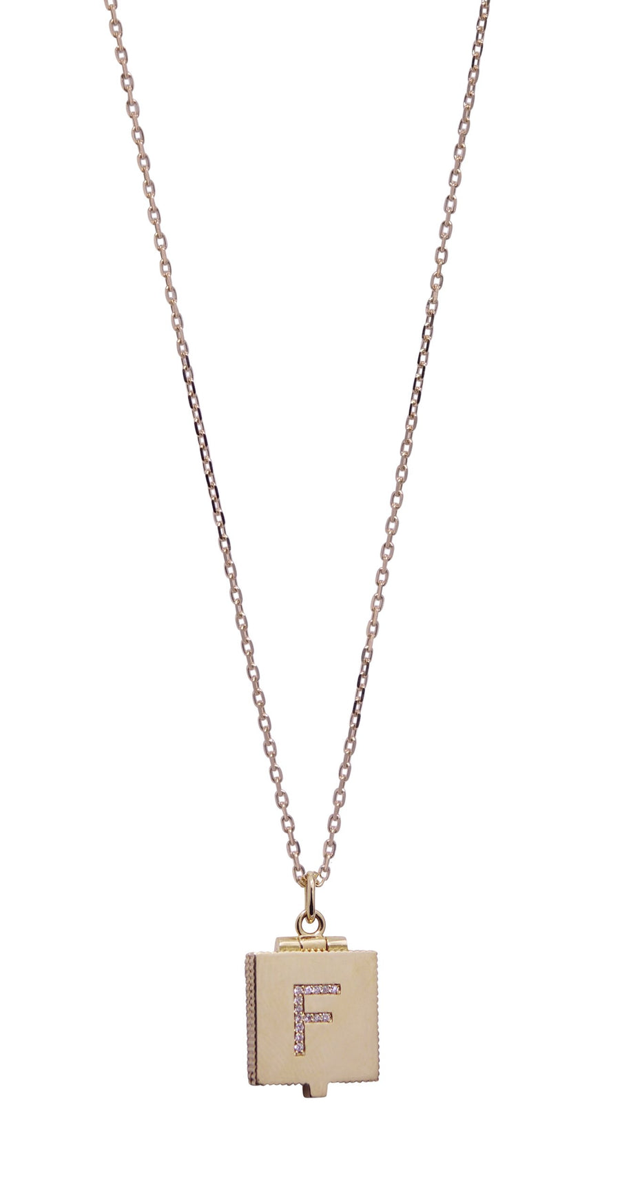 <transcy>Medaljonghalsband Med Diamantbokstav</transcy>