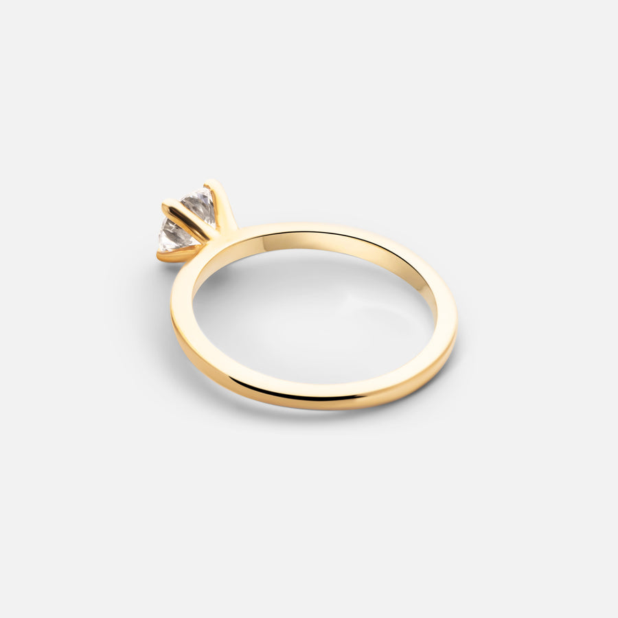 Briljantslipad 0,5ct Diamantring