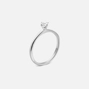 0,2 Karat runder Diamantring