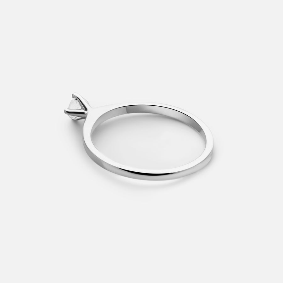 0,2 Karat runder Diamantring