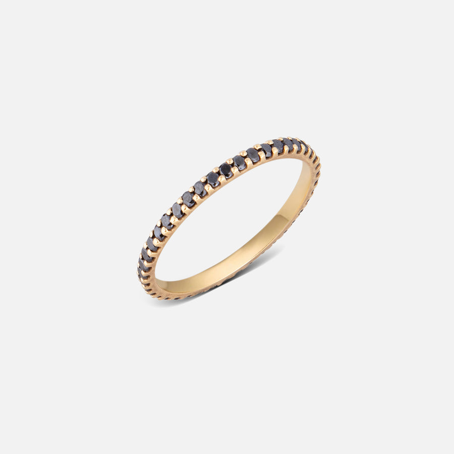 Men's Black Diamond Eternity Ring