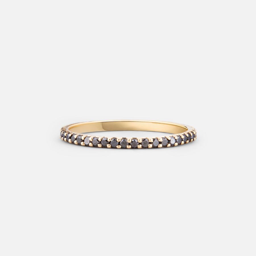 Men's Black Diamond Eternity Ring