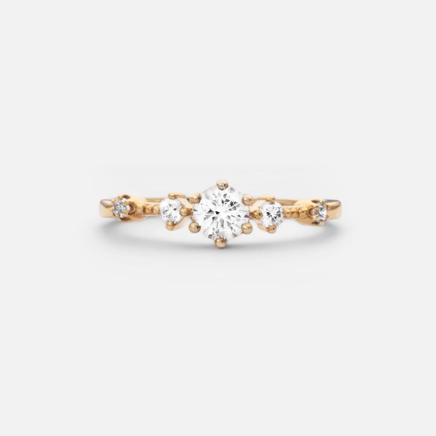 0,7 Karat Vintage-inspirierter Diamantring
