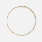 <transcy>Choker Tennis Diamanthalsband</transcy>