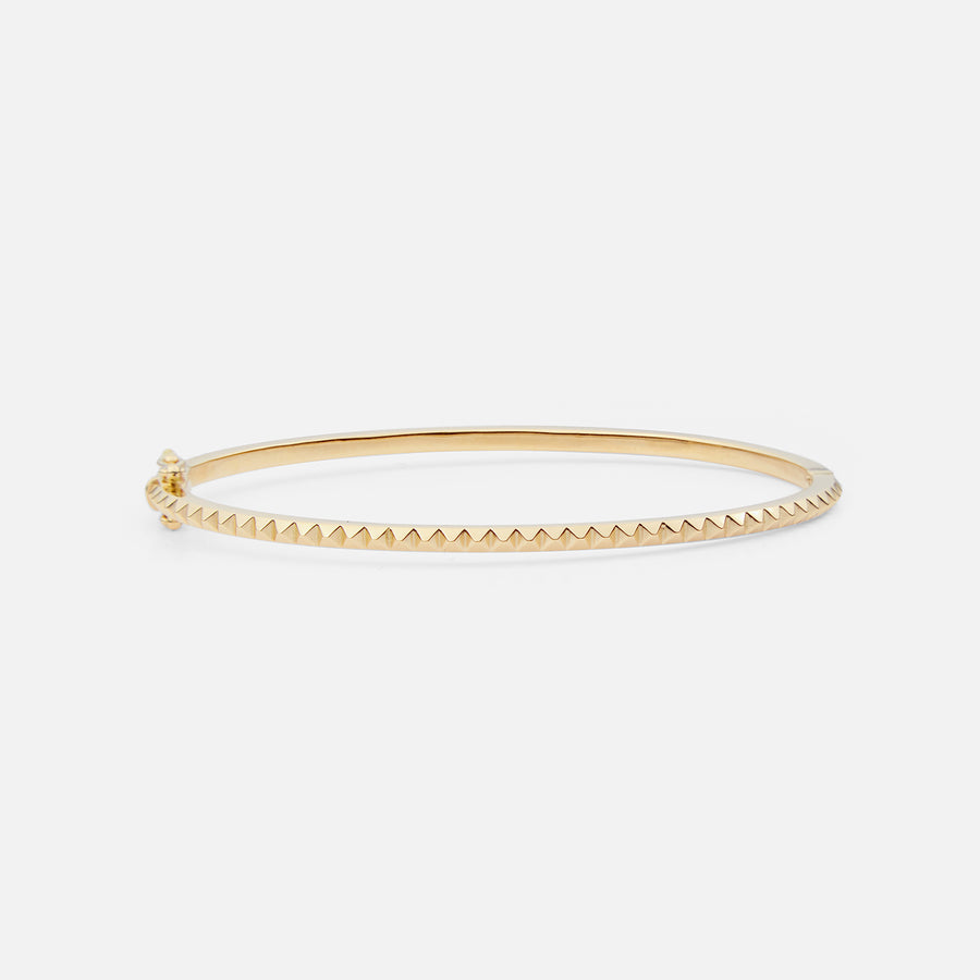 Goldarmreif mit Nieten