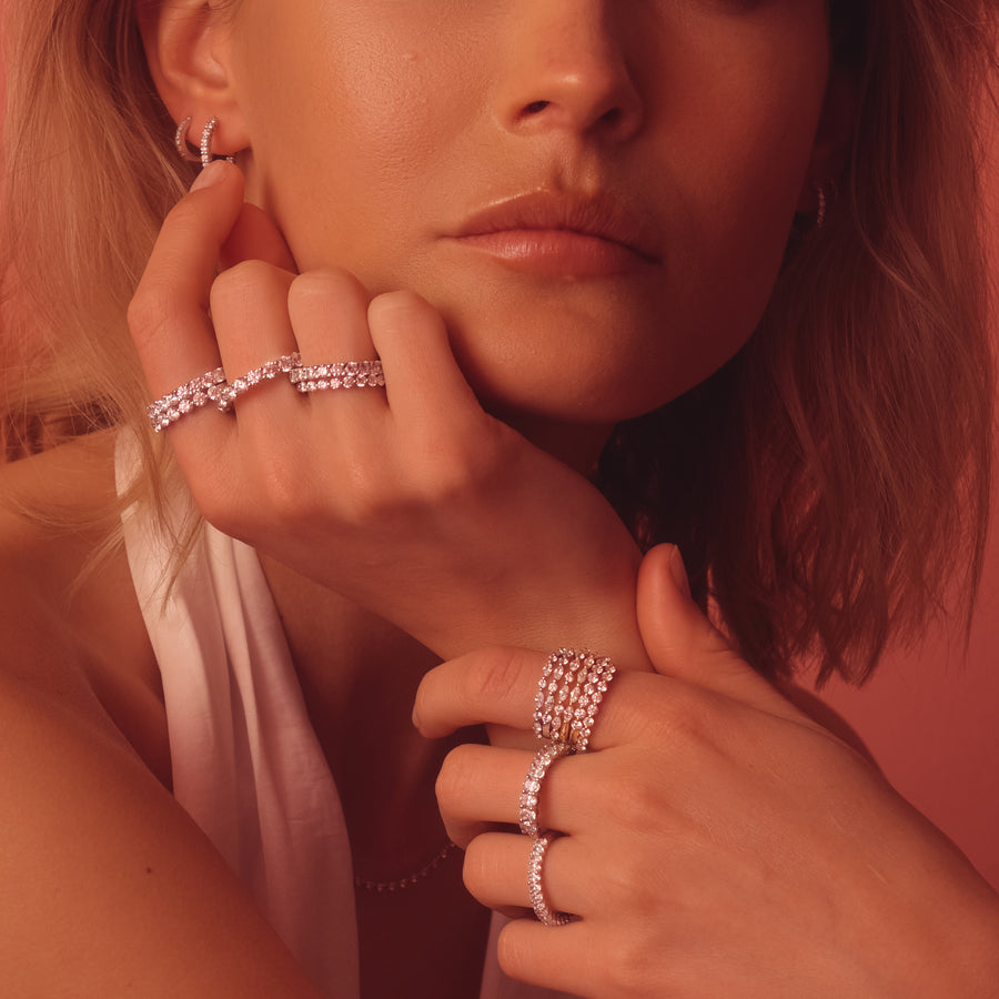 Marquise Bubble Diamond Ring