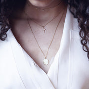 Diamantkreuzkette