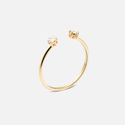 Doppelter Diamantring