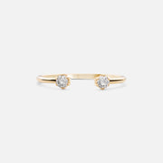 Doppelter Diamantring