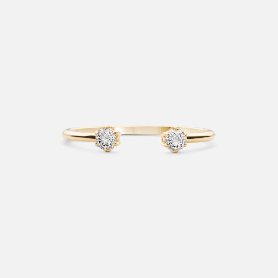 Doppelter Diamantring