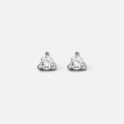 Mini Solitaire Earrings