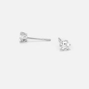 Solitaire Diamond Earrings
