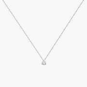 0,18 Karat Diamant Solitär Kette