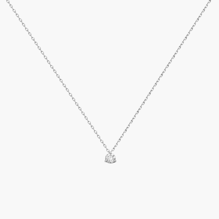 0,18 Karat Diamant Solitär Kette