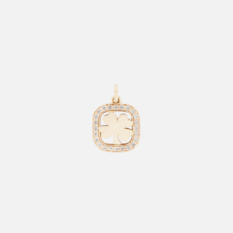 Lucky Charm Diamond Edge Pendant