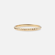 Vergoldeter Memory-Ring mit Zirkonia